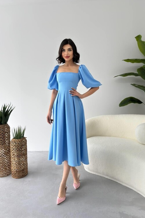 Benjamin Çan Etekli Midi Boy Elbise