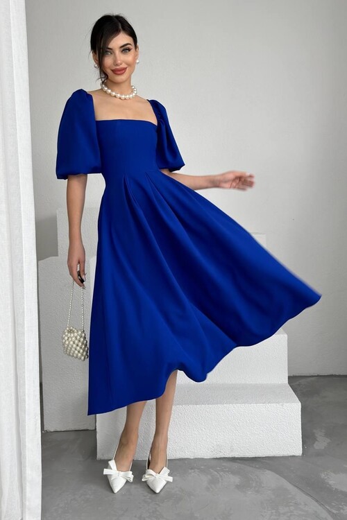 Benjamin Çan Etekli Midi Boy Elbise