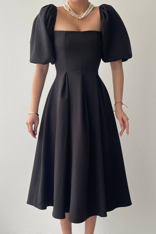 Benjamin Çan Etekli Midi Boy Elbise