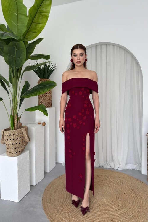 Cası Straplez  Elbise