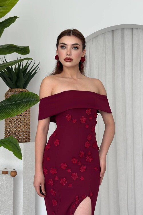 Cası Straplez  Elbise