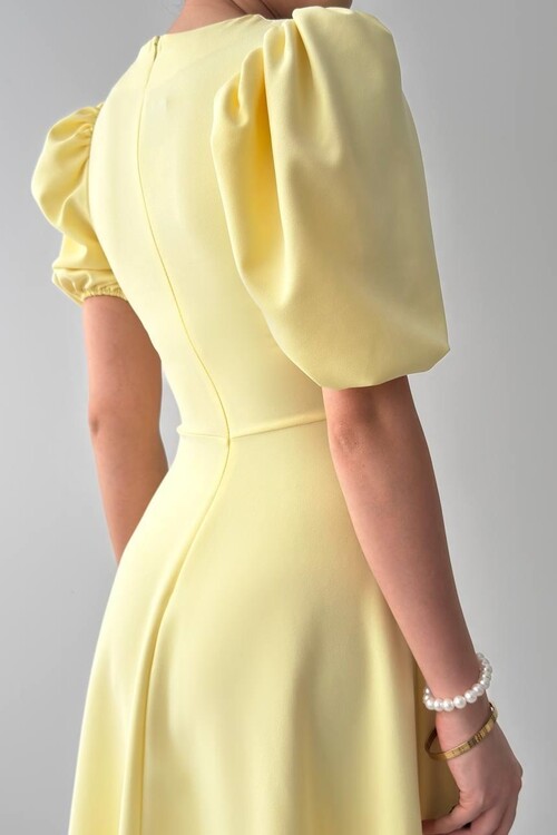 Catania Balloon Sleeve Dress