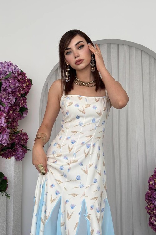 Dane İp Askılı Elbise