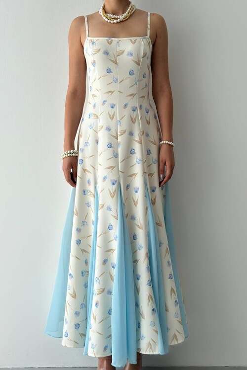 Dane İp Askılı Elbise