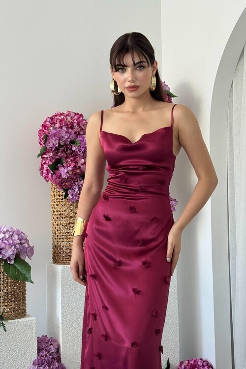 Dora Flower Detailed Dress