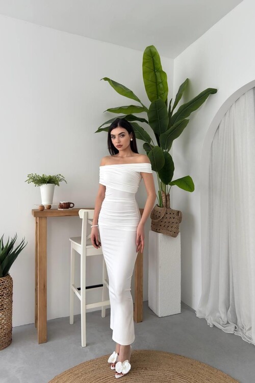 Dron Strapless Dress