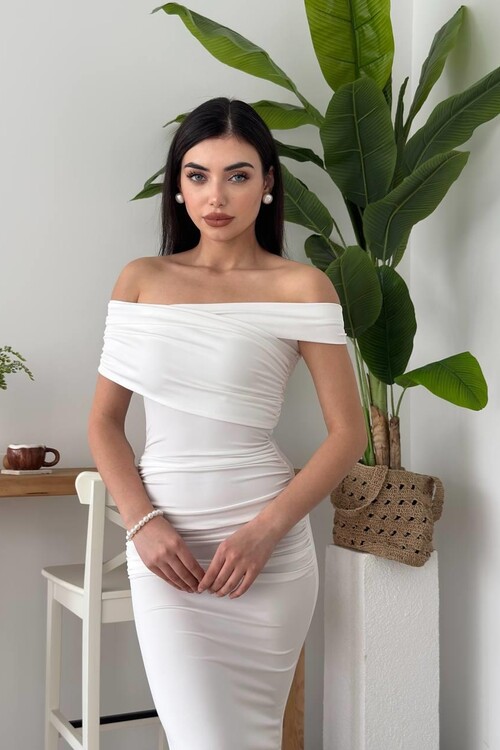 Dron Strapless Dress