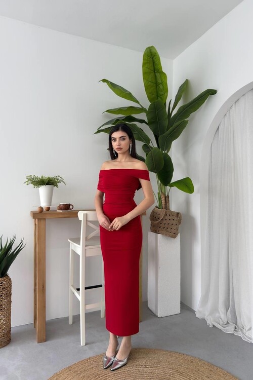 Dron Strapless Dress