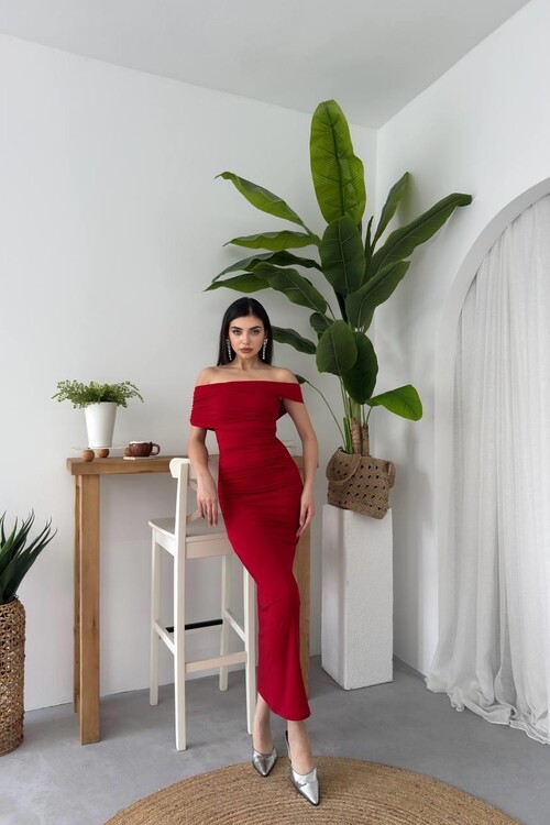 Dron Strapless Dress