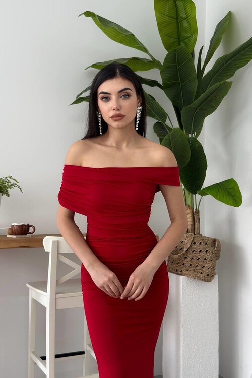 Dron Strapless Dress