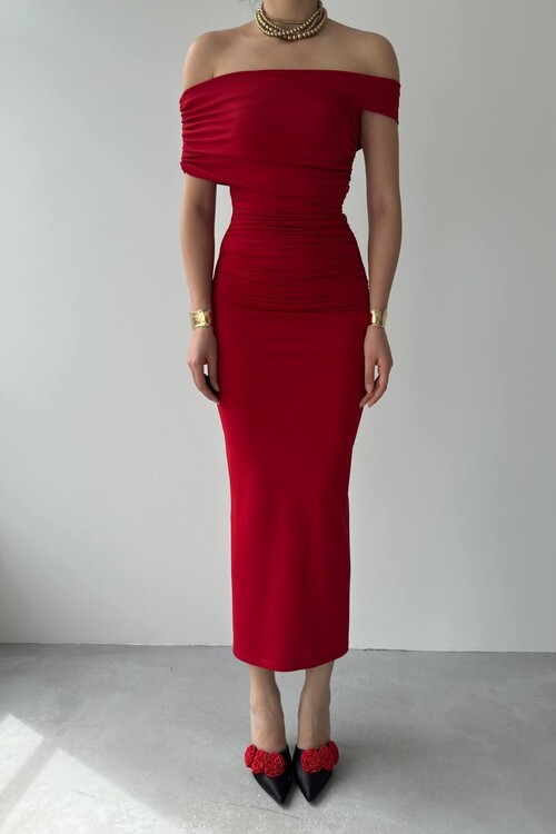 Dron Strapless Dress