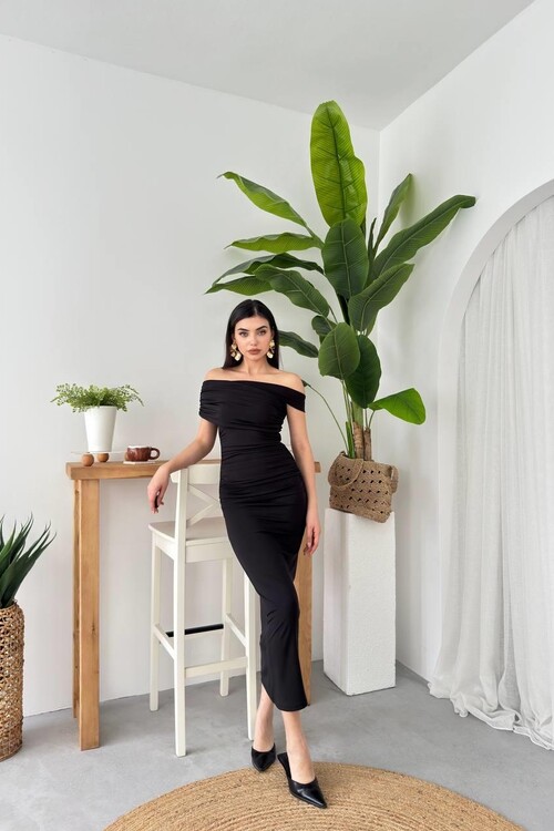 Dron Strapless Dress