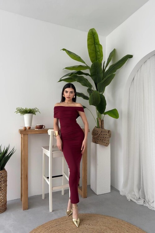 Dron Strapless Dress