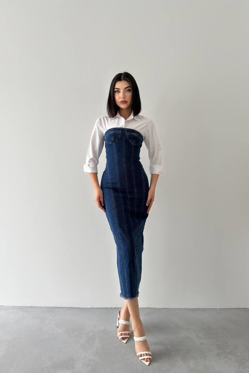 Ener Strapless Dress