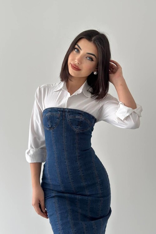 Ener Strapless Dress