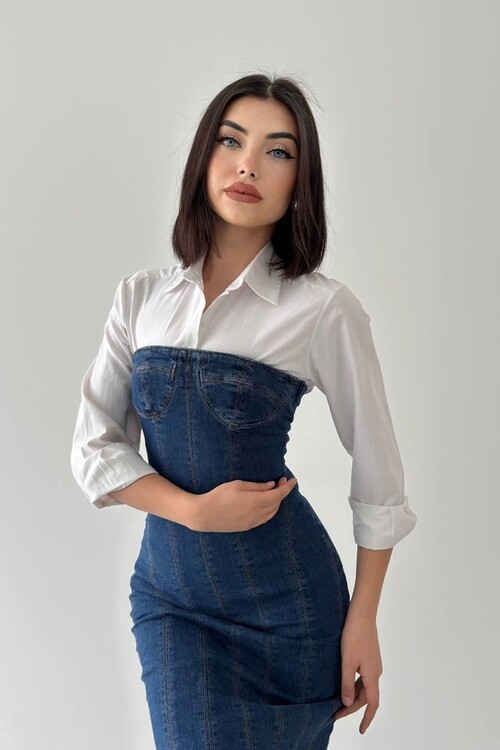 Ener Strapless Dress