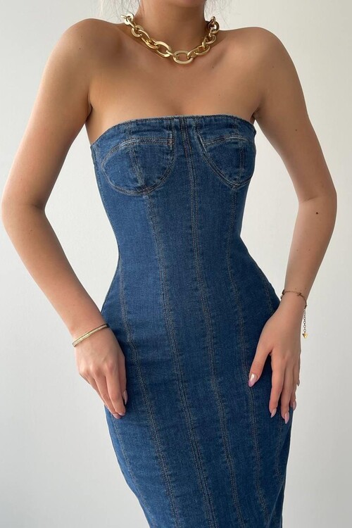 Ener Strapless Dress