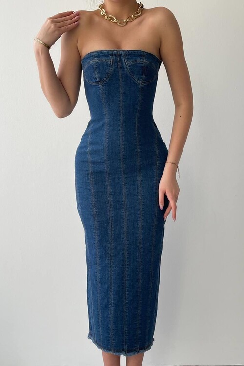 Ener Strapless Dress