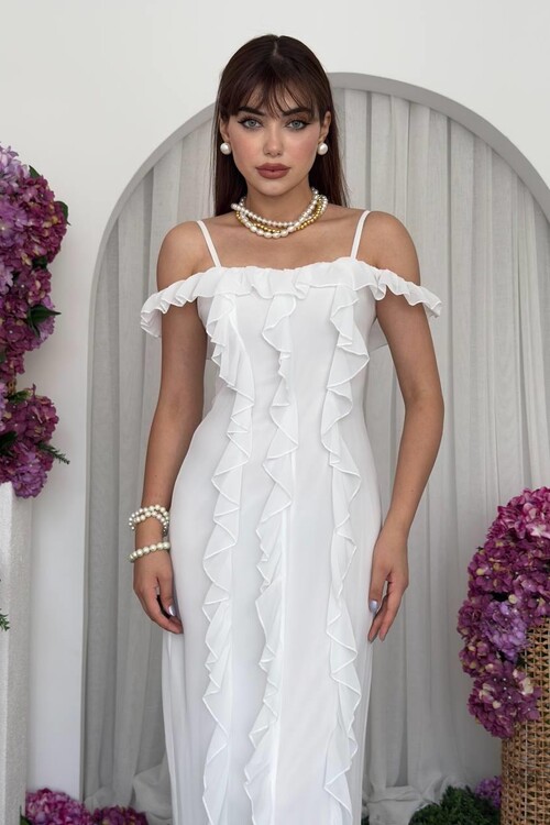 Enos İp Askılı Elbise