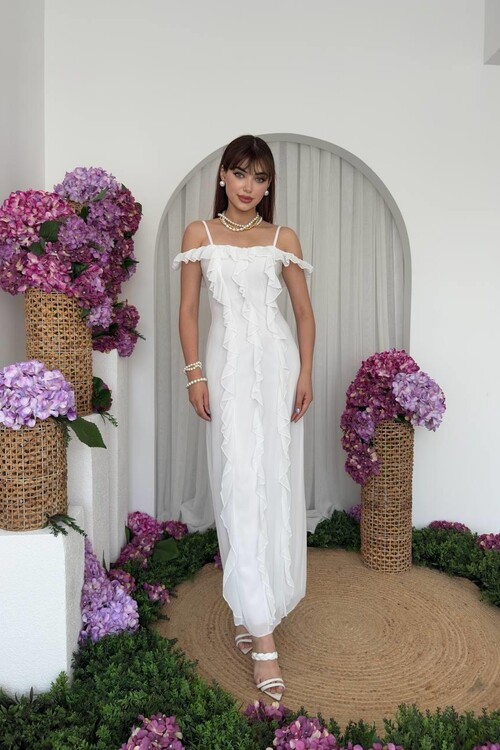 Enos İp Askılı Elbise