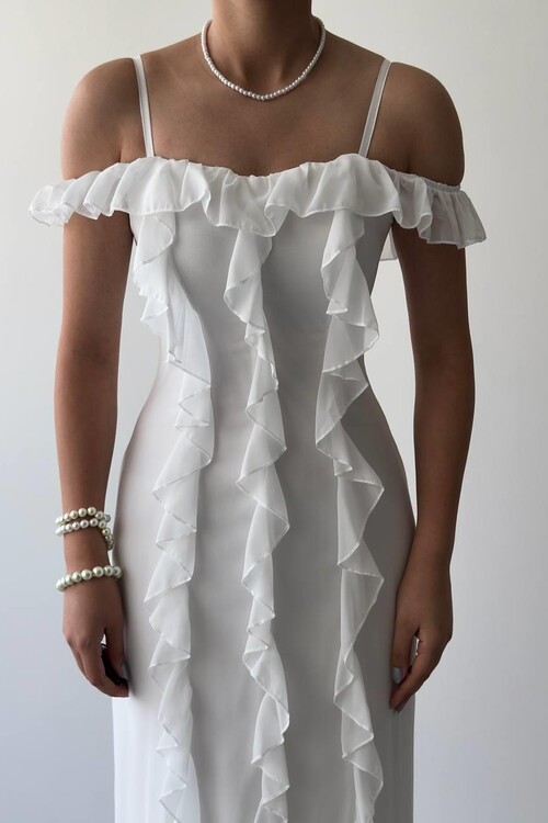 Enos İp Askılı Elbise