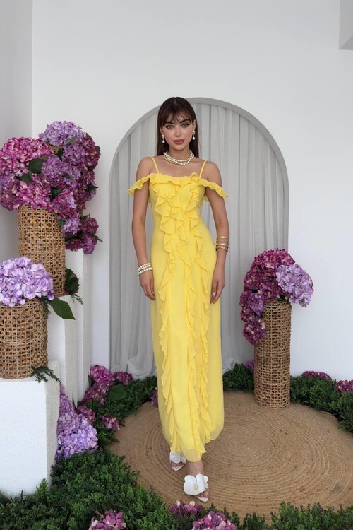 Enos İp Askılı Elbise