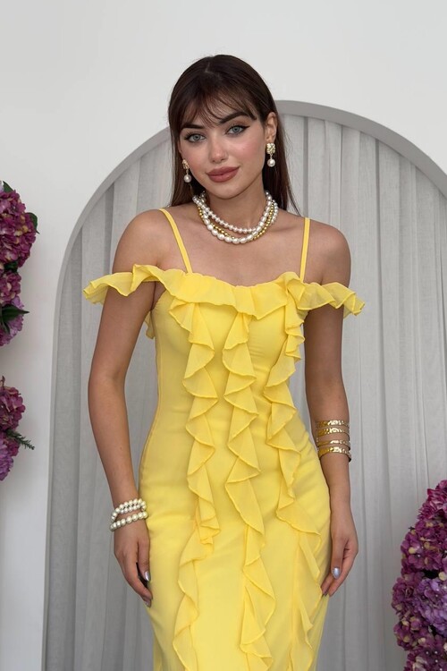 Enos İp Askılı Elbise