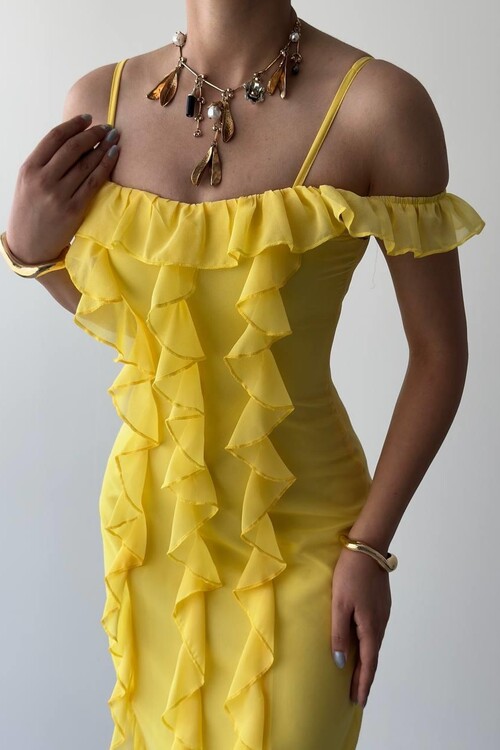 Enos İp Askılı Elbise