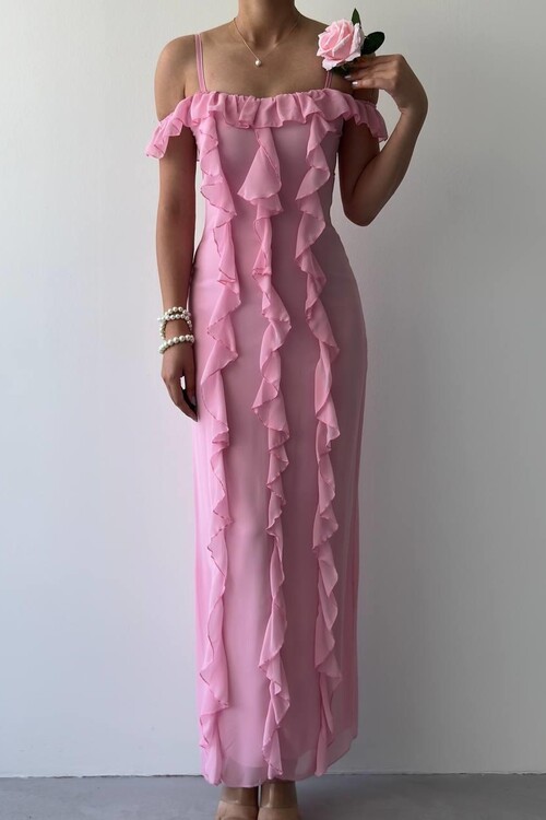 Enos İp Askılı Elbise