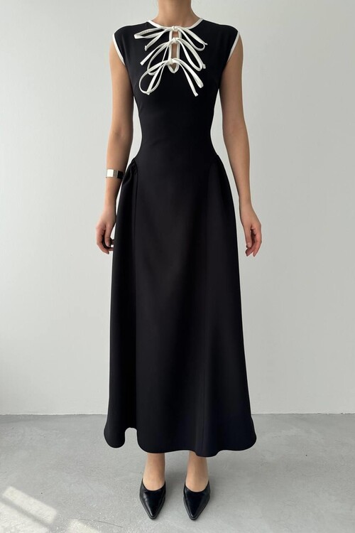 Eros Bow Detailed Dress