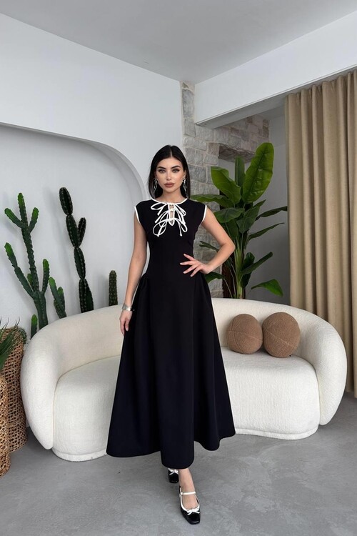 Eros Bow Detailed Dress