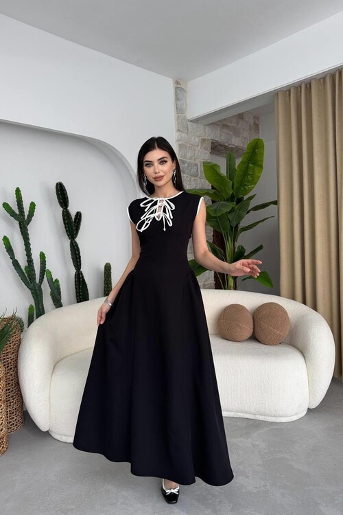 Eros Bow Detailed Dress