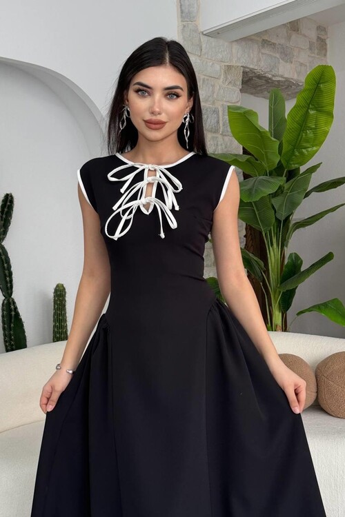 Eros Bow Detailed Dress