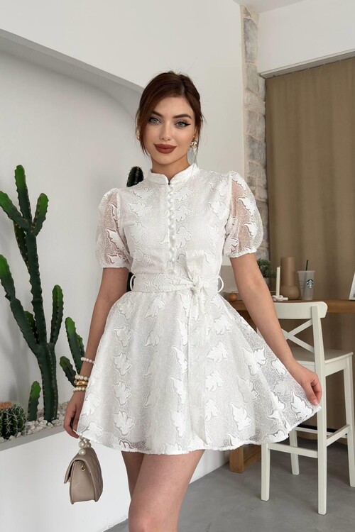 Erwa Belt Detailed Dress