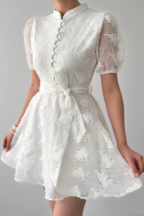 Erwa Belt Detailed Dress