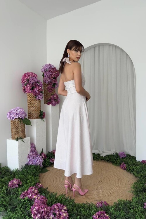 Fune Bağlamalı Elbise