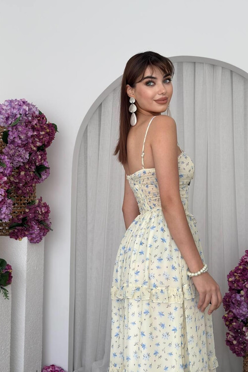 Hafza İp Askılı Elbise