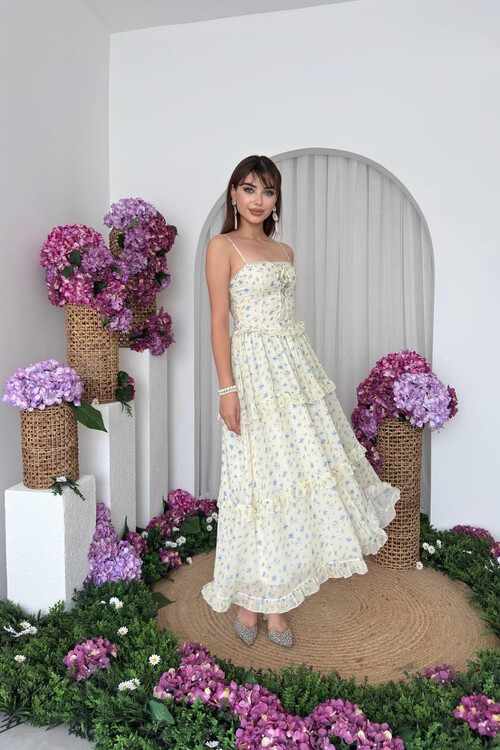 Hafza İp Askılı Elbise