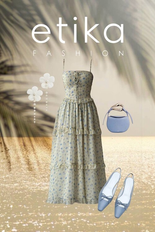 Hafza İp Askılı Elbise