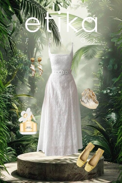 Hure Kemer Detaylı Elbise