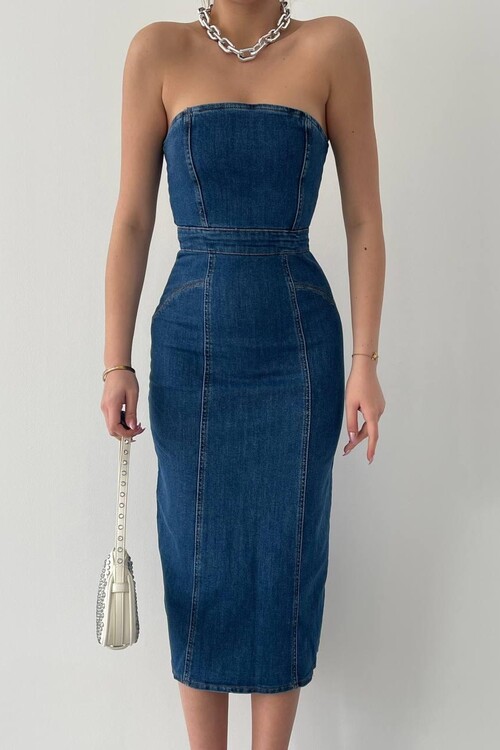 Izer Straplez Elbise