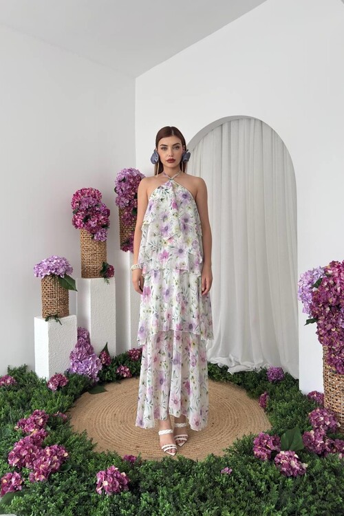 Jeon Neck Strap Dress