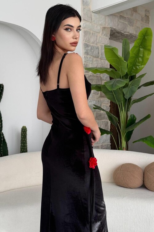 Kadrin Rose Detailed Dress