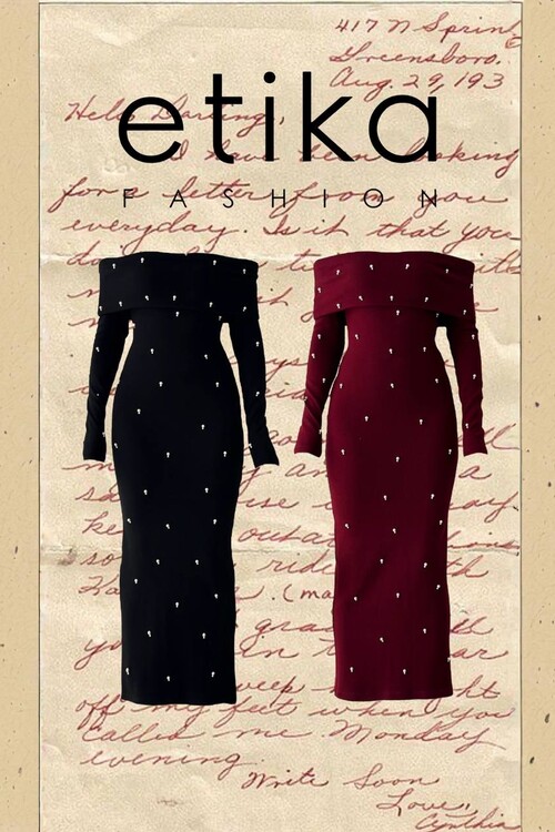 Ledo Pearl Detailed Dress