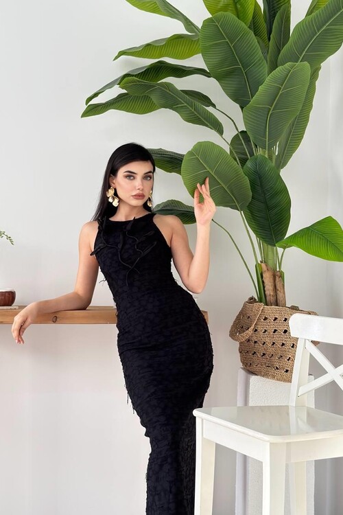 Lers Flower Detailed Dress