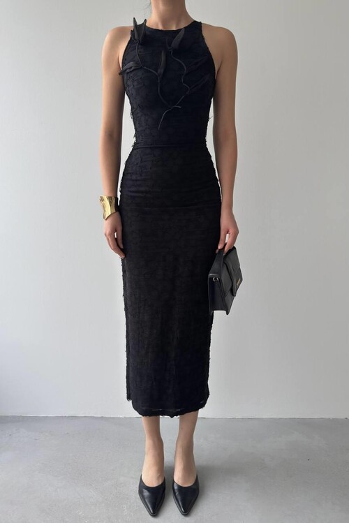 Lers Flower Detailed Dress