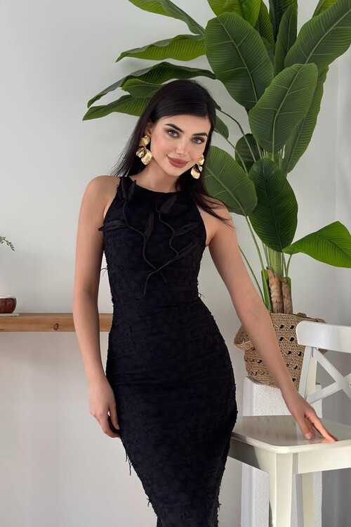 Lers Flower Detailed Dress