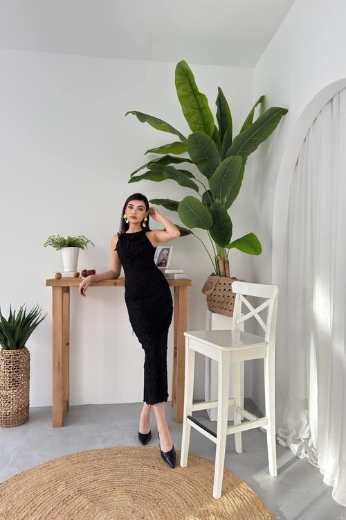 Lers Flower Detailed Dress