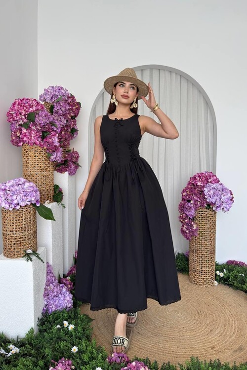 Lulo Lace Detailed Dress