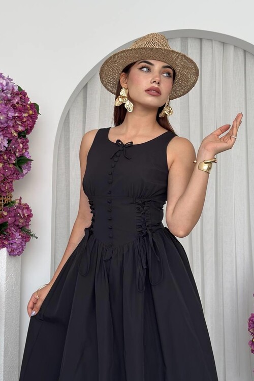 Lulo Lace Detailed Dress